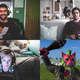 Clockwise from top left: David Mumeni, Sargon Yelda, pink wolf guy with cool beard and large club, Alexa Davies